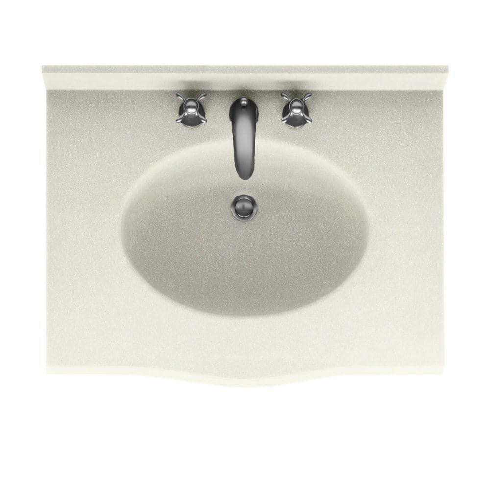 25'' Swanstone Single Bathroom Vanity Top with Sink