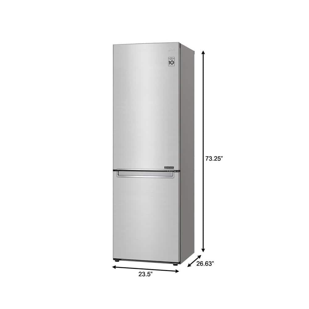 LG LRBCC1204S bottom freezer freestanding refrigerator