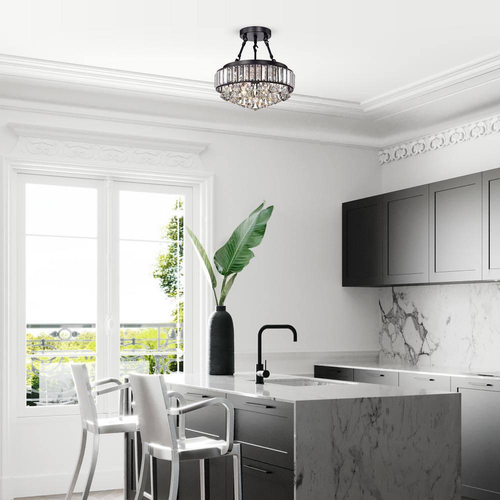 Hong Kong best New Zhu Yuan Lighting Co. Aresi 4-Light Semi-Flush Mount