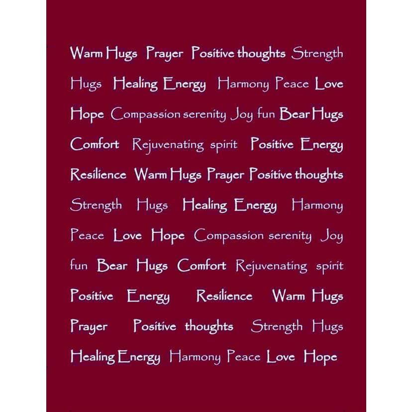 Chanasya Warm Hugs Positive Energy Throw