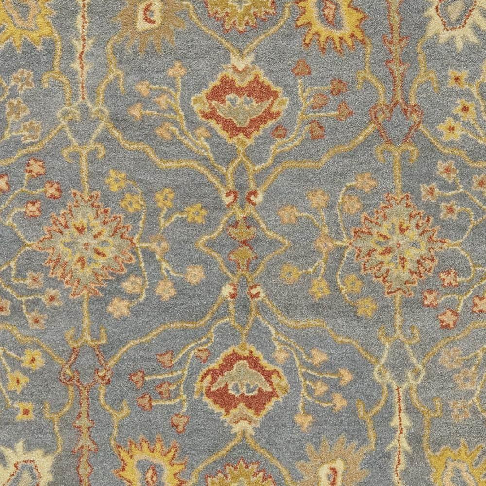Antiquity AT314 Hand Tufted Area Rug - Blue/Ivory - 8'3"x11' - Safavieh.