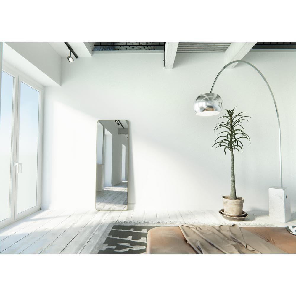 Trinity 24 in. x 67 in. Square Radius Mirror