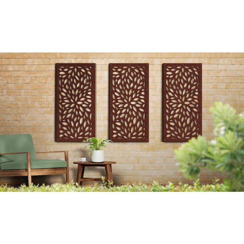 DESIGN-VU Floral Decorative Privacy Panel