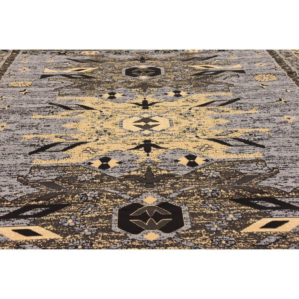 Unique Loom 9' 0 x 12' 0 Gray Taftan Oasis Area Rug