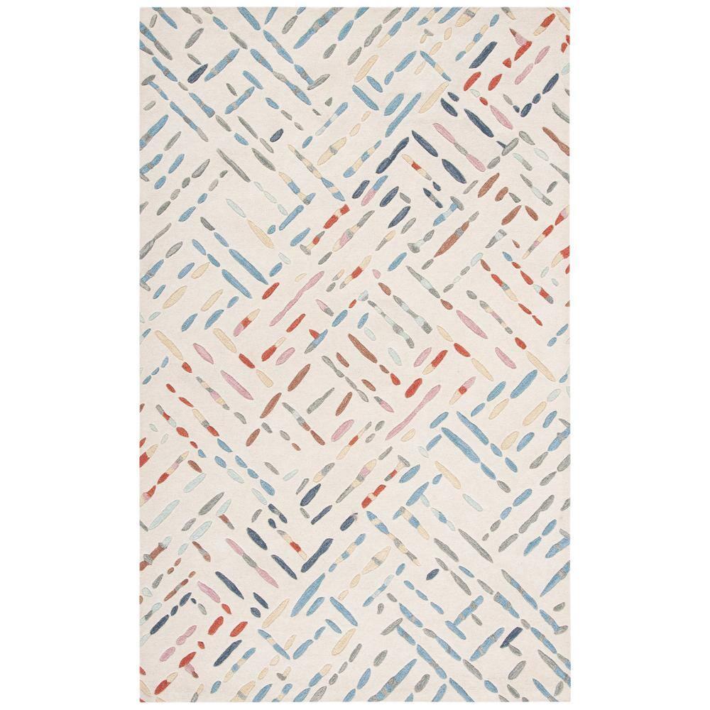 Mistana™ Charters Towers Abstract Handmade Tufted Wool Area Rug