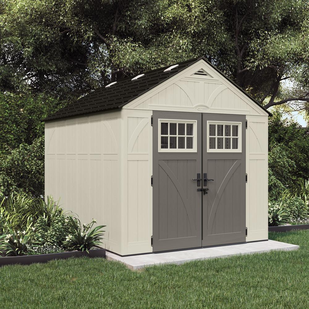 Suncast Suncast Outdoor Vanilla Resin Storage Shed