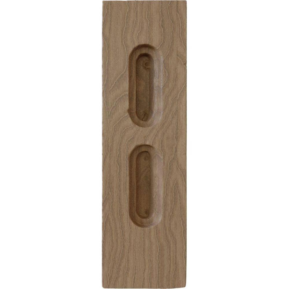 Ekena Millwork 1 3/4"W x 6"D x 6"H Small Olympic Wood Bracket, Mahogany