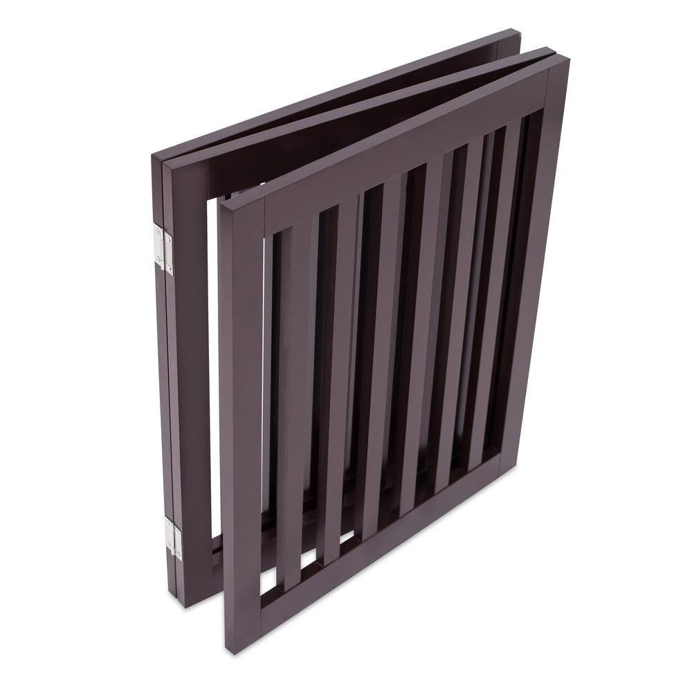 BirdRock Home Wood Free Standing Pet Gate
