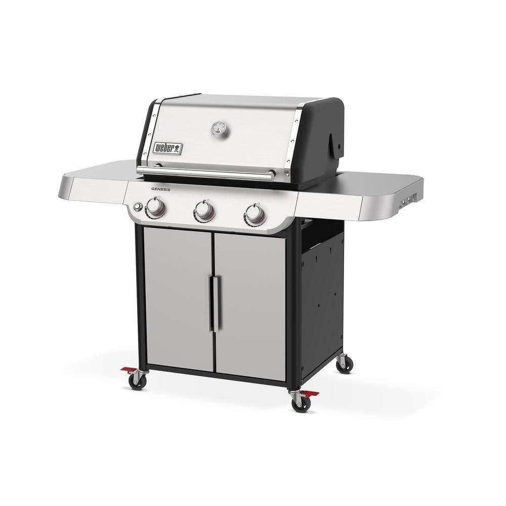 Weber Genesis S-315 3 Burner Liquid Propane Grill Stainless Steel