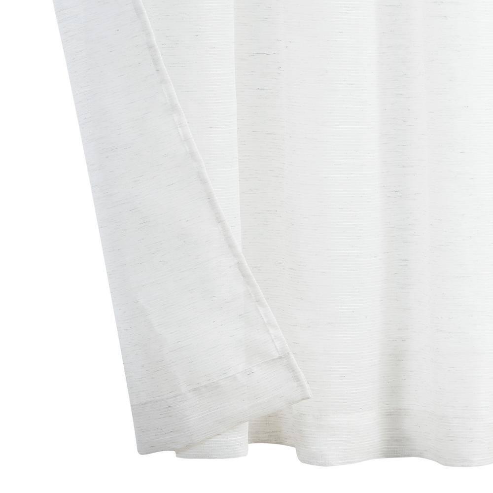 Nautica Nautica Synthetic Solid Color Sheer Rod Pocket Curtain Panels