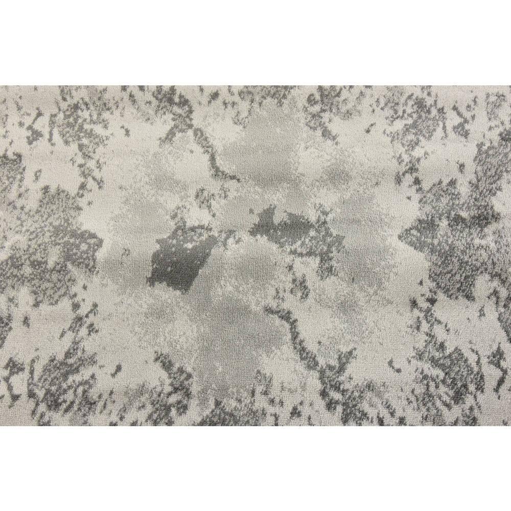 Unique Loom Metro Collection Area Rug - Space (4' 1" x 6' 1" Rectangle Light Gray/Gray)