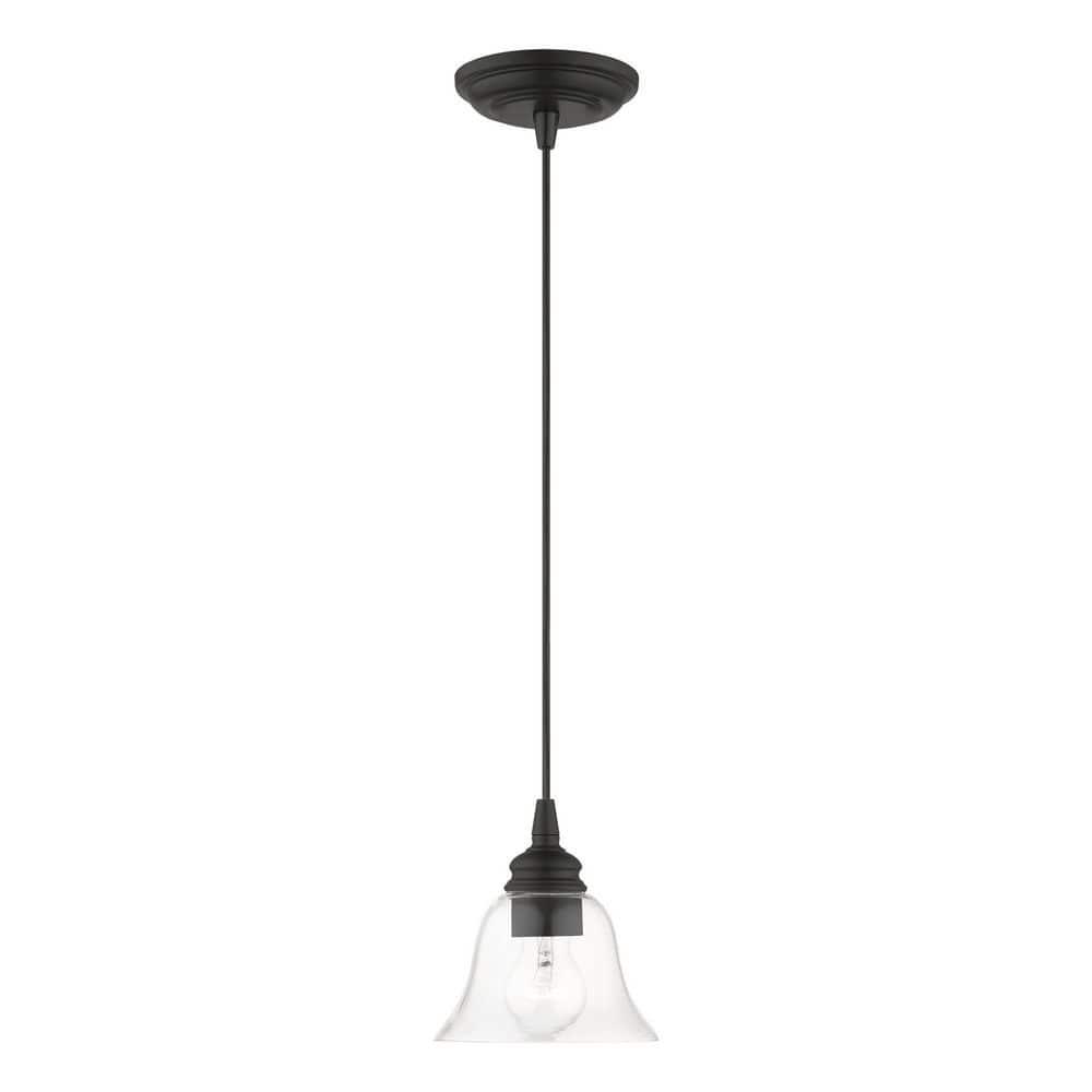Livex Lighting Moreland 1 - Light Pendant in Black