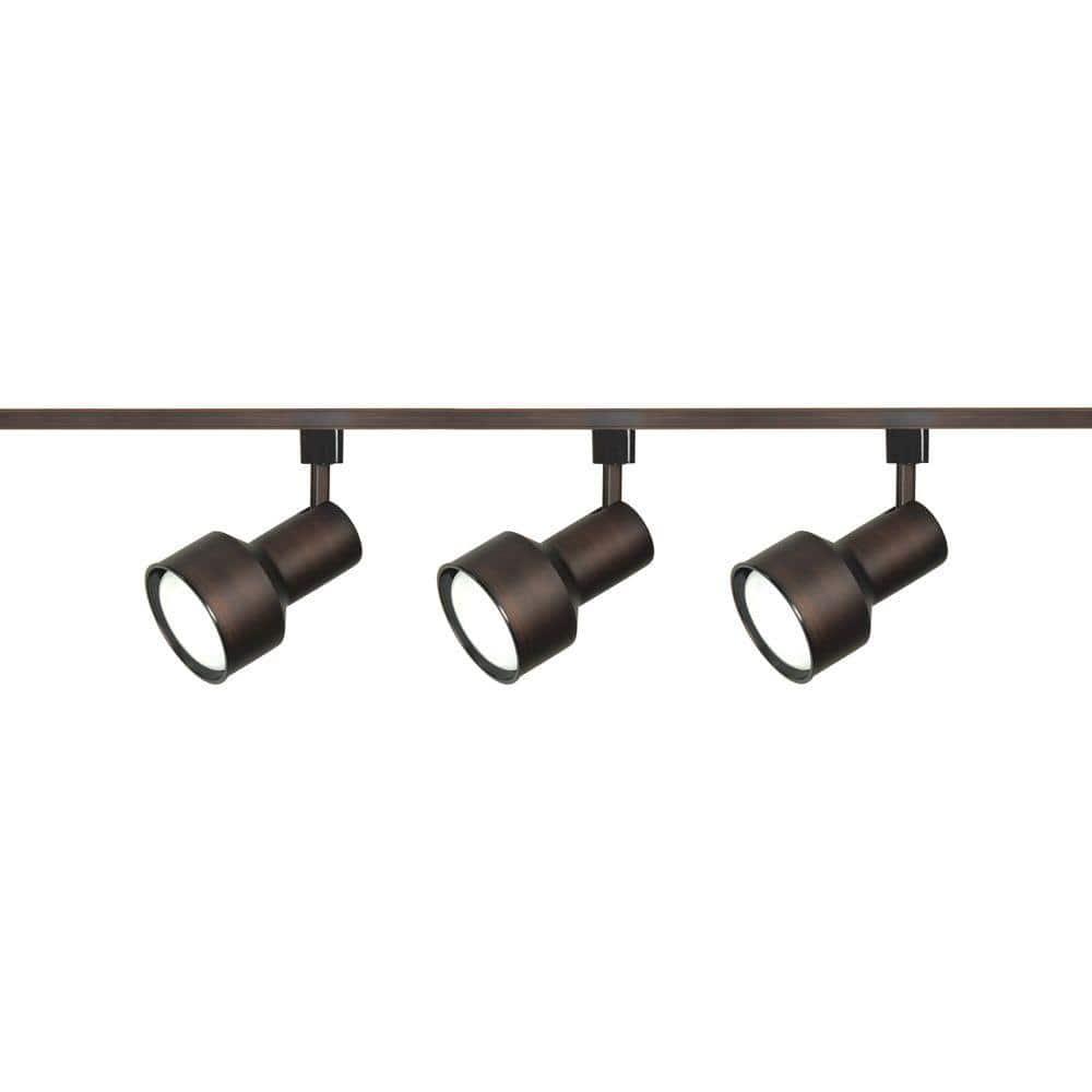 Nuvo 48'' 3 -Light Track Track Kit with Dimmable and Adjustable Head