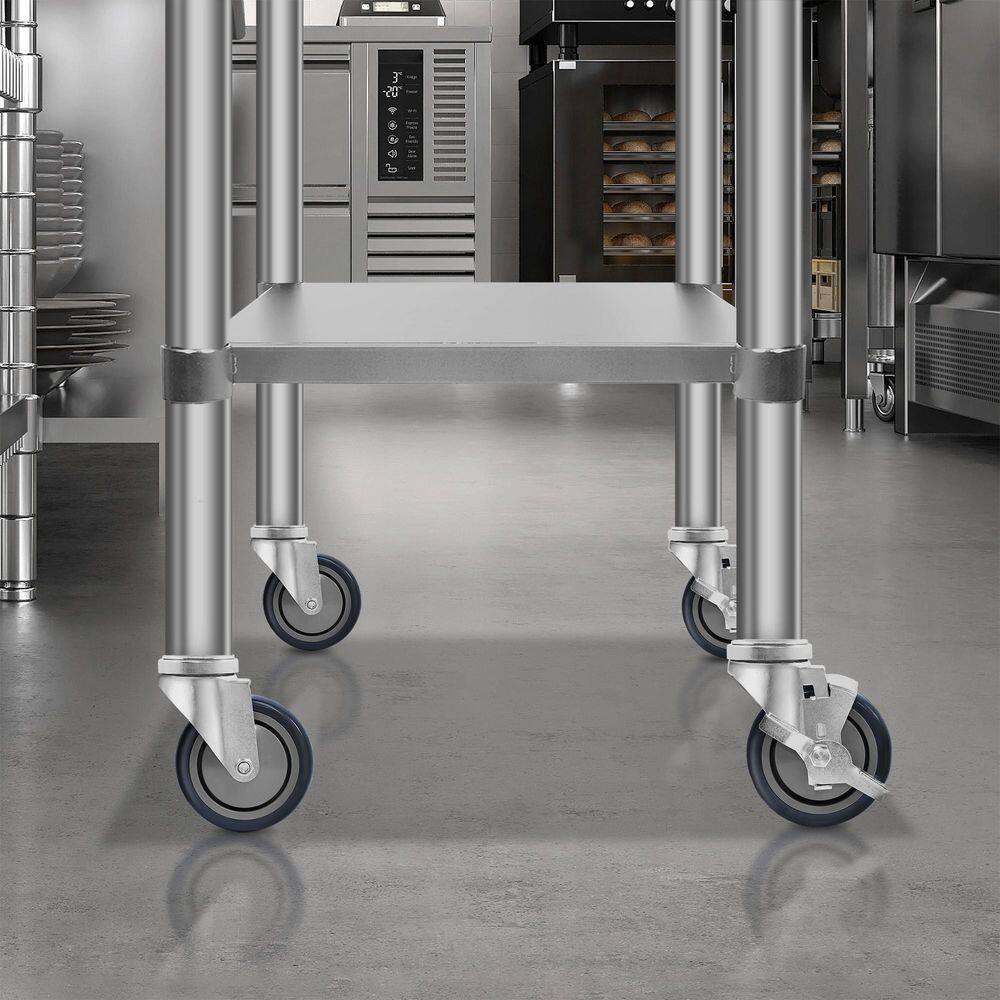 GRIDMANN 4" Caster Wheel Set for Commercial Prep Tables (Set of 4)