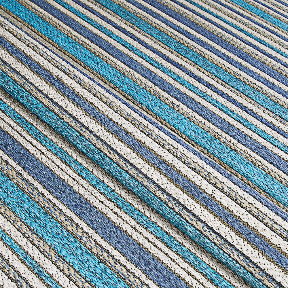 Couristan Cape Brockton Indoor / Outdoor Area Rug, Cobalt-Teal, 2' x 3'7"