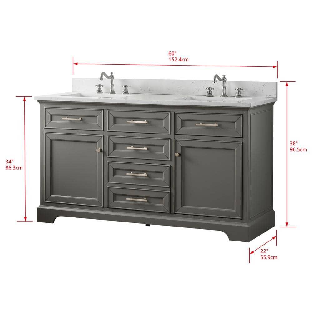Sudio Design Thompson 60" W Double Vanity & Reviews | Perigold