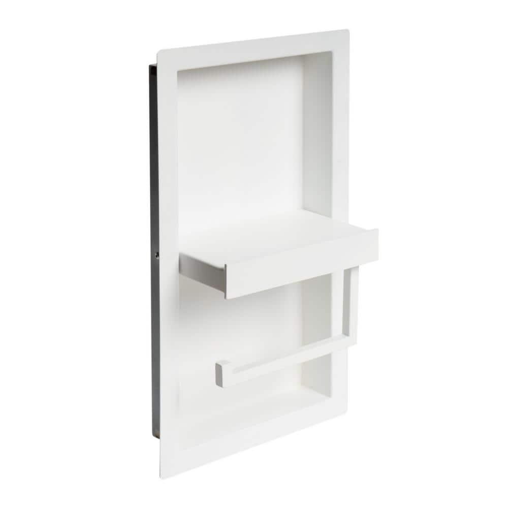 PVD Stainless Steel Recessed Toilet Paper Holder / Bathroom Niche