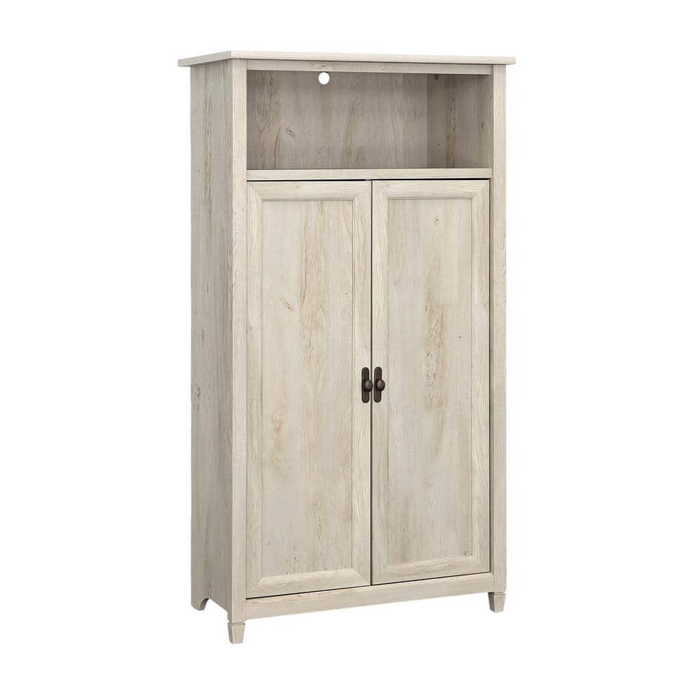 Sauder Edge Water 2 Door Storage Cabinet Chalked Chestnut
