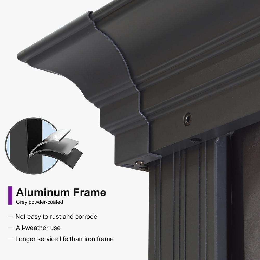 Purple Leaf Aluminum Patio Gazebo