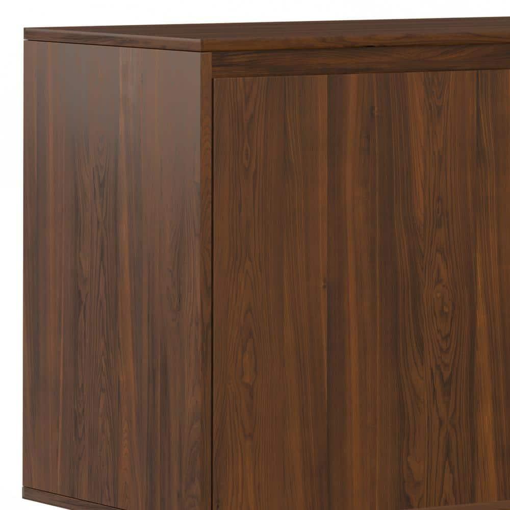 Hunter 60x18" Rectangle Contemporary Sideboard Buffet in Walnut Veneer
