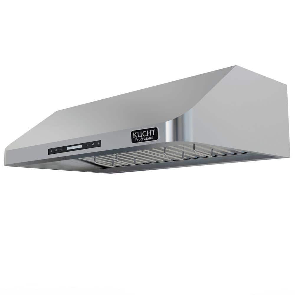 Kucht 36" Stainless Steel 900 CFM Ducted (Vented) Under Cabinet Range Hood with Baffle Filter