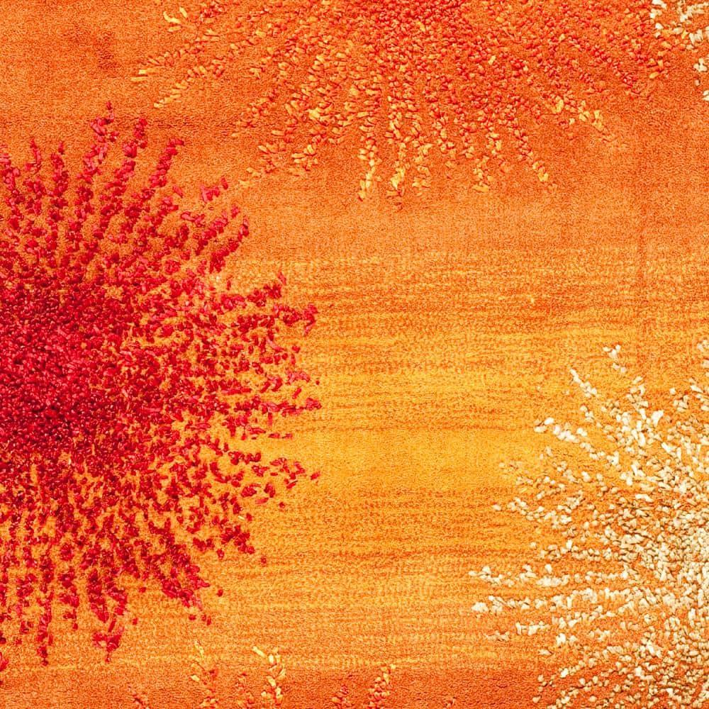 Soho SOH712 Hand Tufted Runner Rug - Rust/Multi - 2'6"x6' - Safavieh.