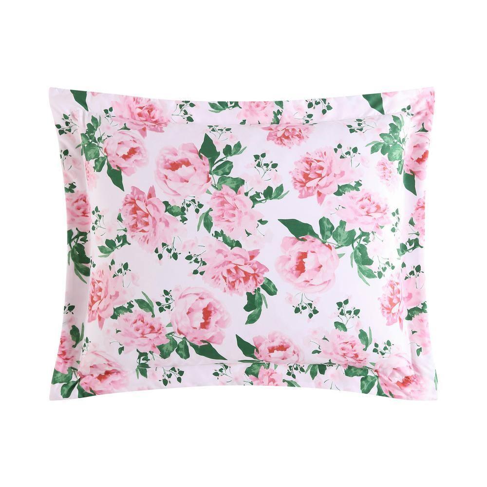 Betsey Johnson Betsey Johnson Blooming Roses Reversible Pink Duvet Cover Set
