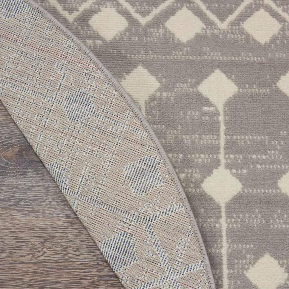 Nourison Grafix GRF37 Indoor Area Rug Grey 8' x ROUND