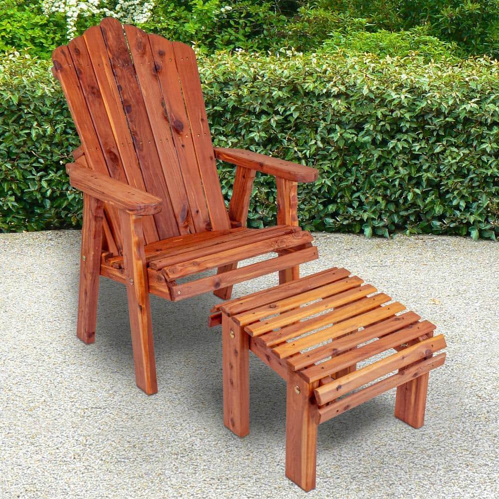 American Furniture Classics CEDAR Stationary Chair w Stationary Ottoman
