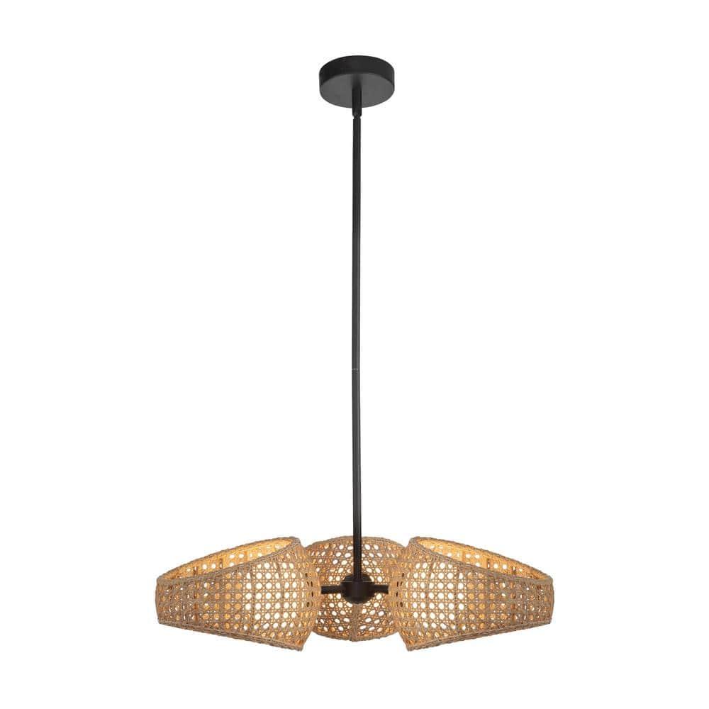 Kuzco Lighting Lanai 3 - Light Dimmable LED Shaded / Spider Chandelier