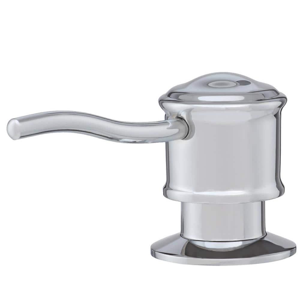 Soap Dispenser with Curved Nozzle in Chrome