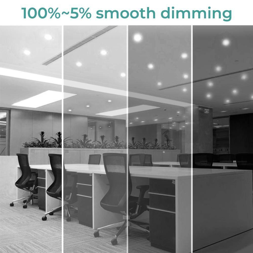 6" Slim Recessed LED, 12W, 2700K Soft White, Dimmable