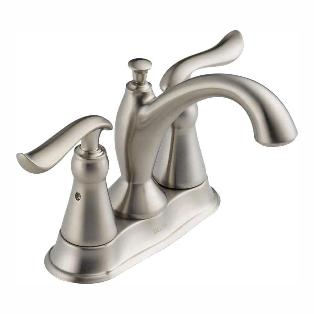 Linden Centerset Bathroom Faucet with Drain Assembly, 2-handle Bathroom Sink Faucet