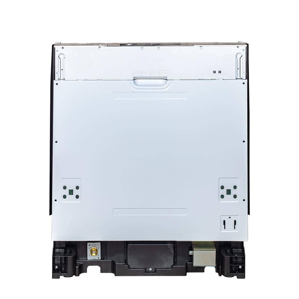 ZLINE ZLINE 24 in. Top Control Satin Steel Panel Dishwasher with Stainless Steel Tub & Modern Handle DW-SN-24
