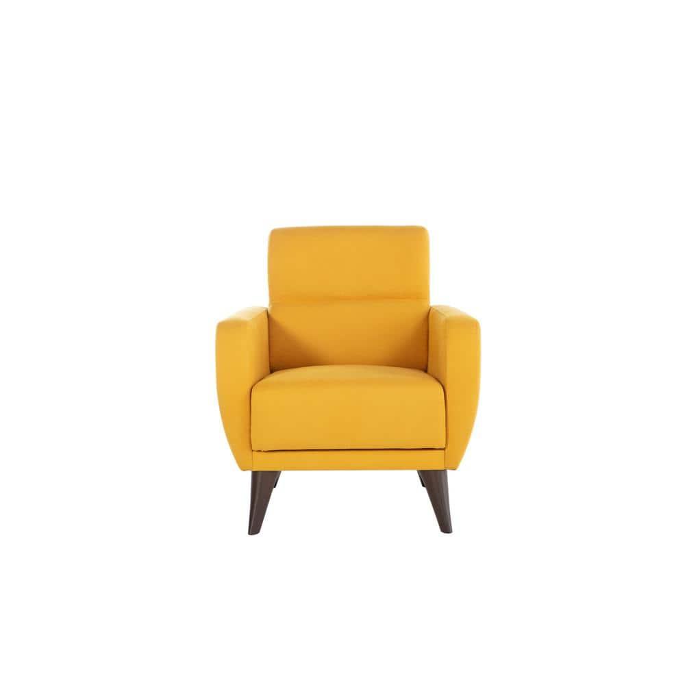 Bellona USA Chair In A Box with Storage Yellow Mid-Century Modern