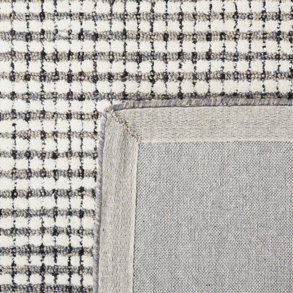SAFAVIEH Abstract Stephanie Plaid Wool Area Rug, Grey/Ivory, 8' x 10'
