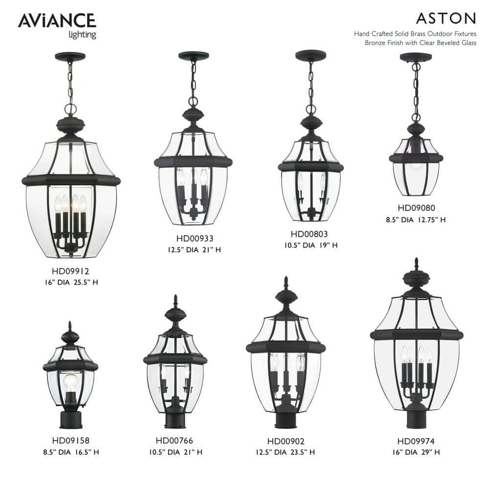 Livex Lighting Monterey 3 - Light Lantern in  Bronze