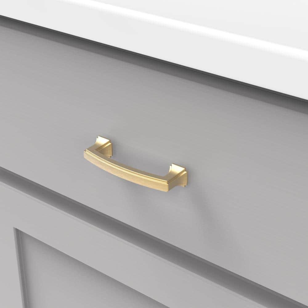 Bridges Kitchen Cabinet Handles, Solid Core Drawer Pulls for Cabinet Doors, 3"