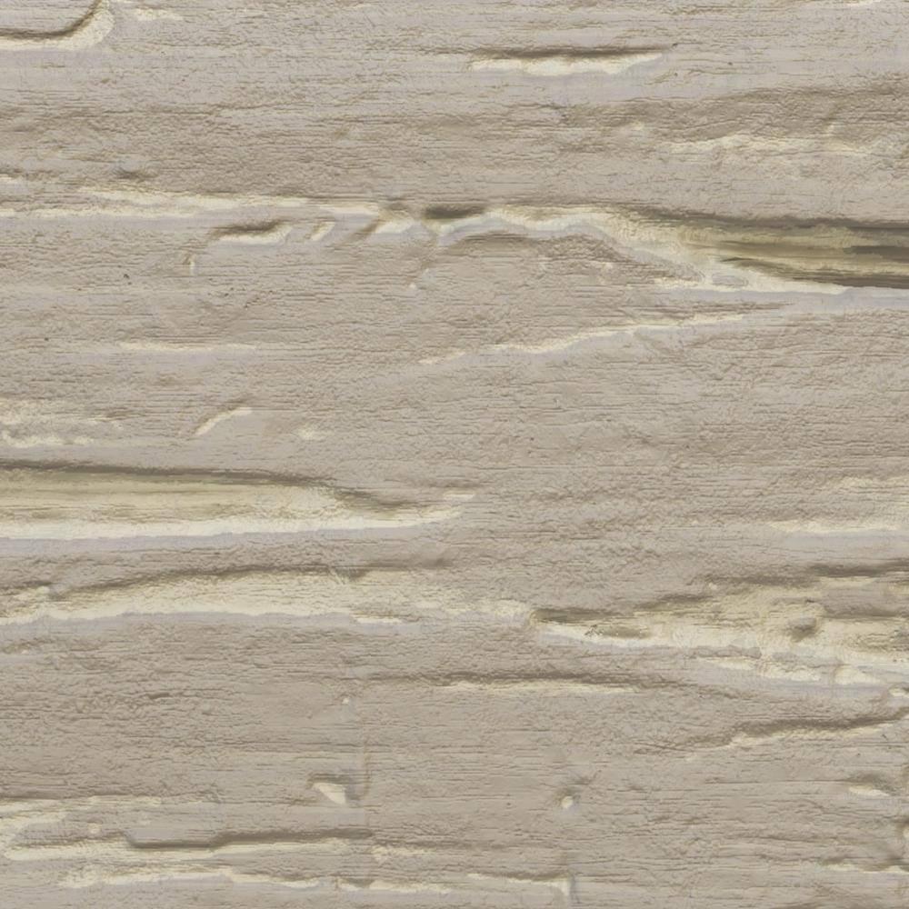 Ekena Millwork Hand Hewn Timberthane Faux Wood 3-Sided Ceiling Beam (U-beam)