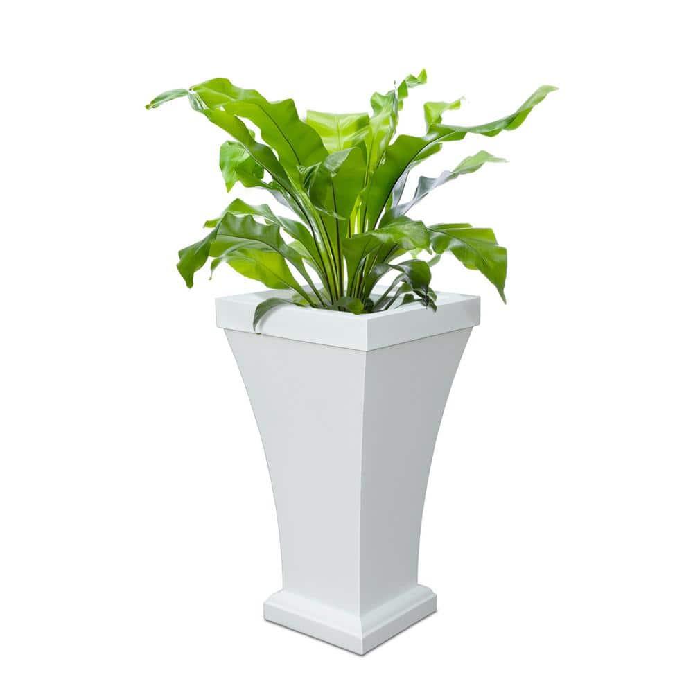 Mayne Inc. Bordeaux 28" Tall Resin Planter with Water Reservoir