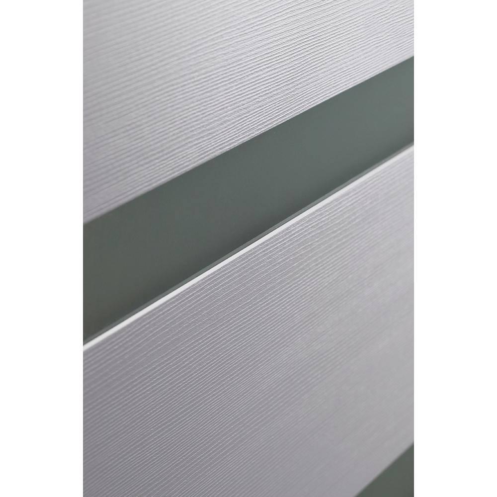 Belldinni Leora Paneled Manufactured Wood and Glass Standard Door Slab