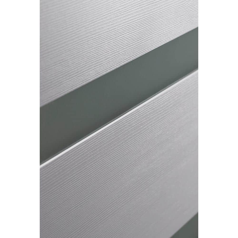 Belldinni Leora Paneled Manufactured Wood and Glass Standard Door Slab
