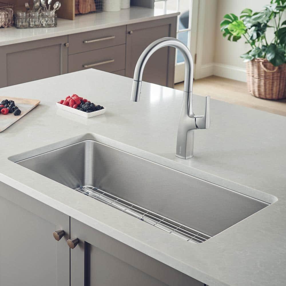 Blanco 442763 Formera 33" L x 18'' W Single Bowl Stainless Steel Undermount Kitchen Sink
