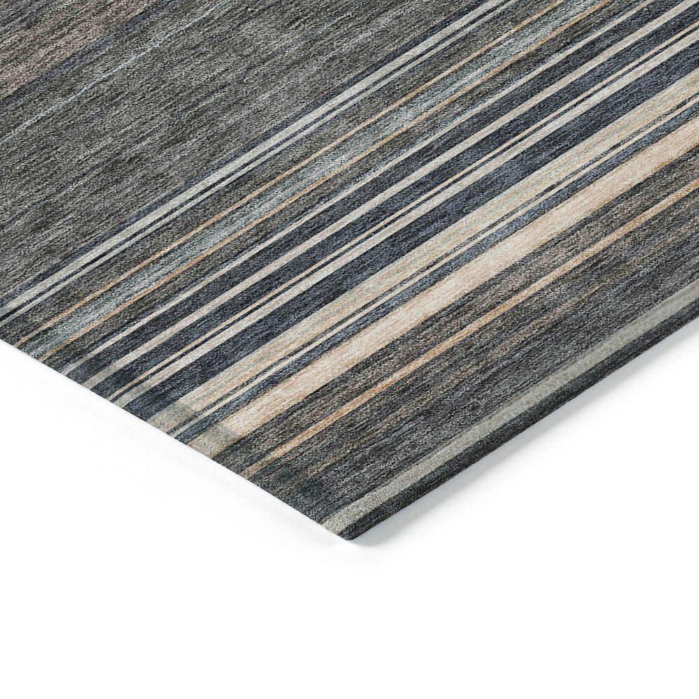 Chayden Washable Striped Indoor / Outdoor Rug