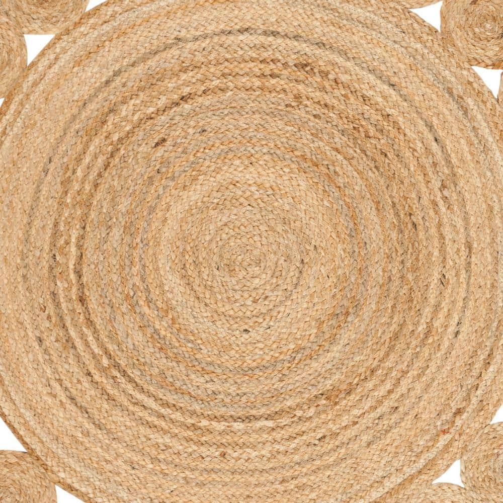 Natural Fiber NF364 Hand Woven Indoor Accent Rug - Natural - 3' Round - Safavieh.