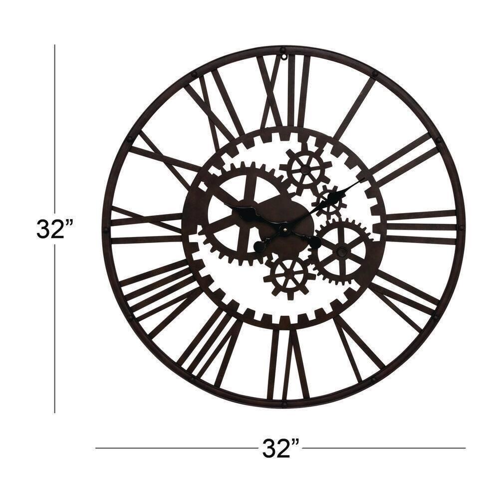 CosmoLiving by Cosmopolitan Oversized 32" Wall Clock