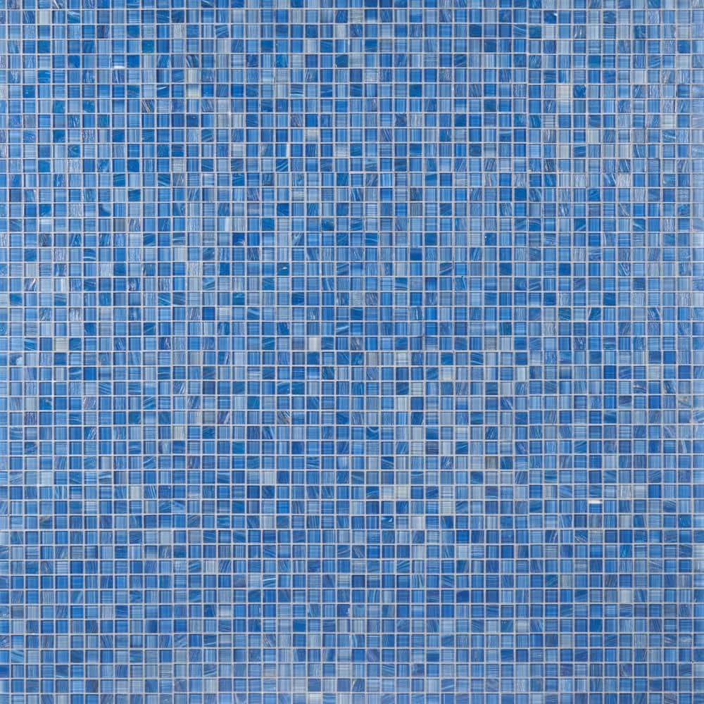 Jayla 11.81 in. x 11.81 in. Polished Glass Floor and Wall Mosaic Tile