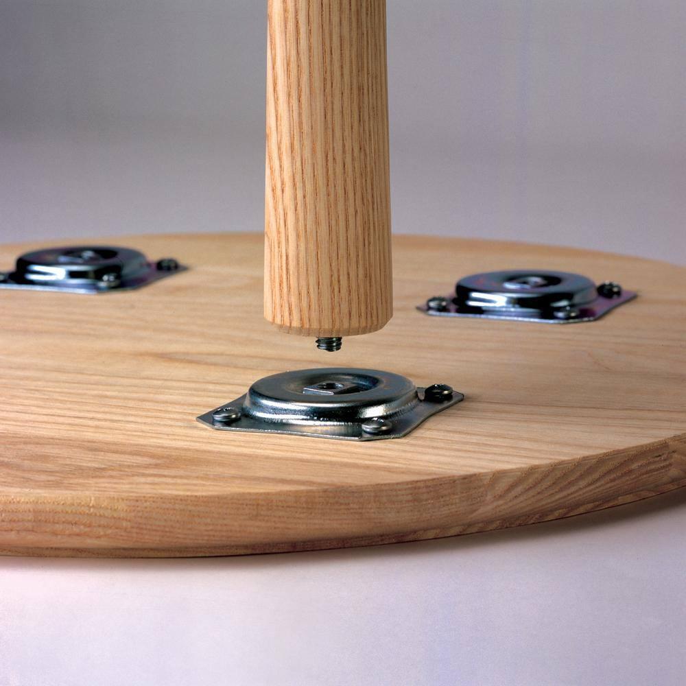 Waddell 7-1/2 In. Hardwood Round Table Leg 2508