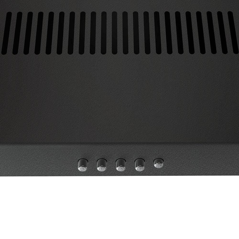 Streamline Cosenza 30" 80 Cubic Feet Per Minute Convertible Under Cabinet Range Hood with Mesh Filter and Light Included