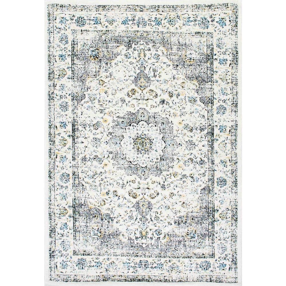 nuLOOM Paisley Vintage Persian Area Rug, 2' x 3', Verona Grey